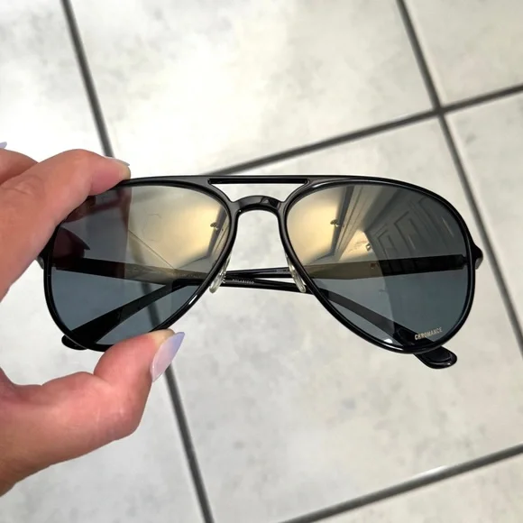 Ray-Ban Chromance Black Aviator Sunglasses RB4320ch - Picture 2 of 6